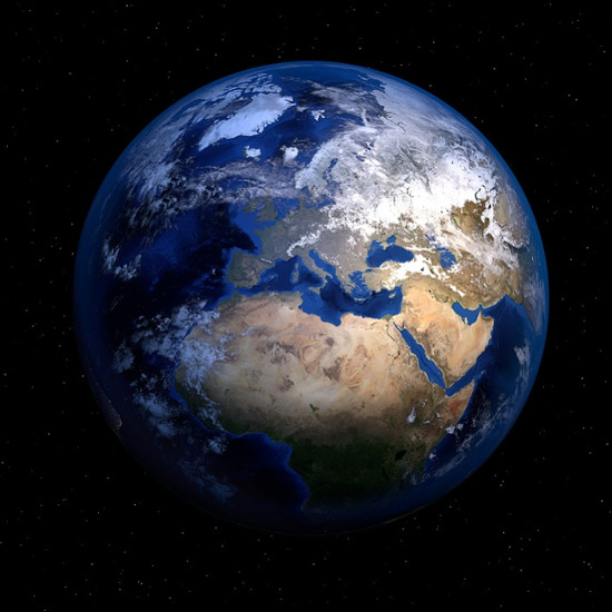 Earth from Space Centered on Northern Afrca