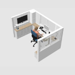 Micro Cabin 3D Rendering.